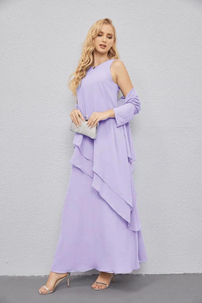 Mother of Bride Dresses with Open Front Lightweight Cardigan Formal Prom Gown  28081 - Image 53