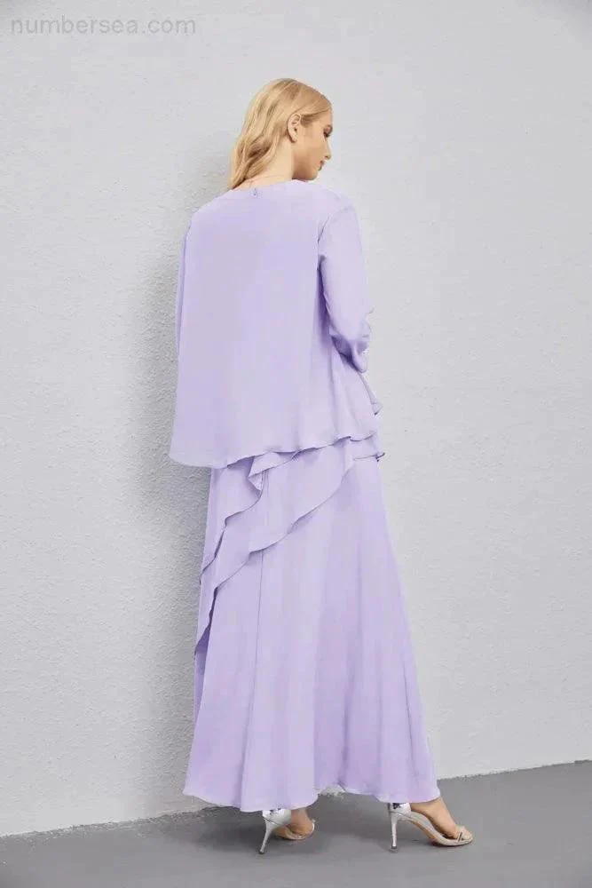 Mother of Bride Dresses with Open Front Lightweight Cardigan Formal Prom Gown  28081 - Image 54