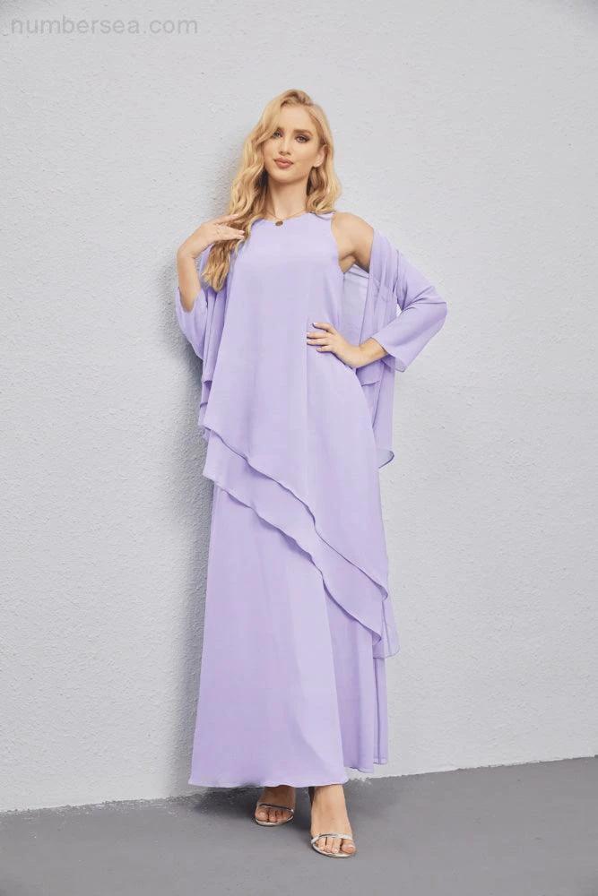 Mother of Bride Dresses with Open Front Lightweight Cardigan Formal Prom Gown  28081 - Image 55