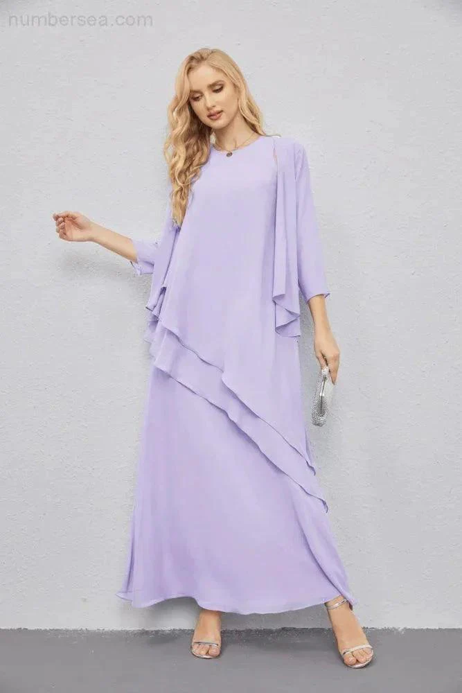 Mother of Bride Dresses with Open Front Lightweight Cardigan Formal Prom Gown  28081 - Image 56