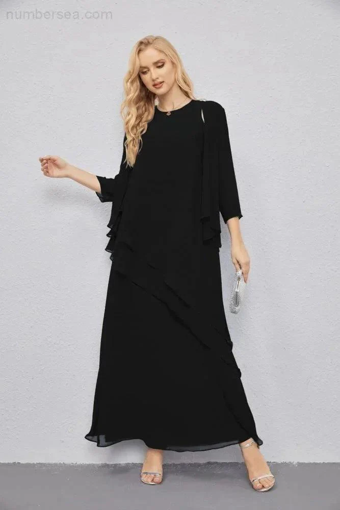 Mother of Bride Dresses with Open Front Lightweight Cardigan Formal Prom Gown  28081 - Image 60