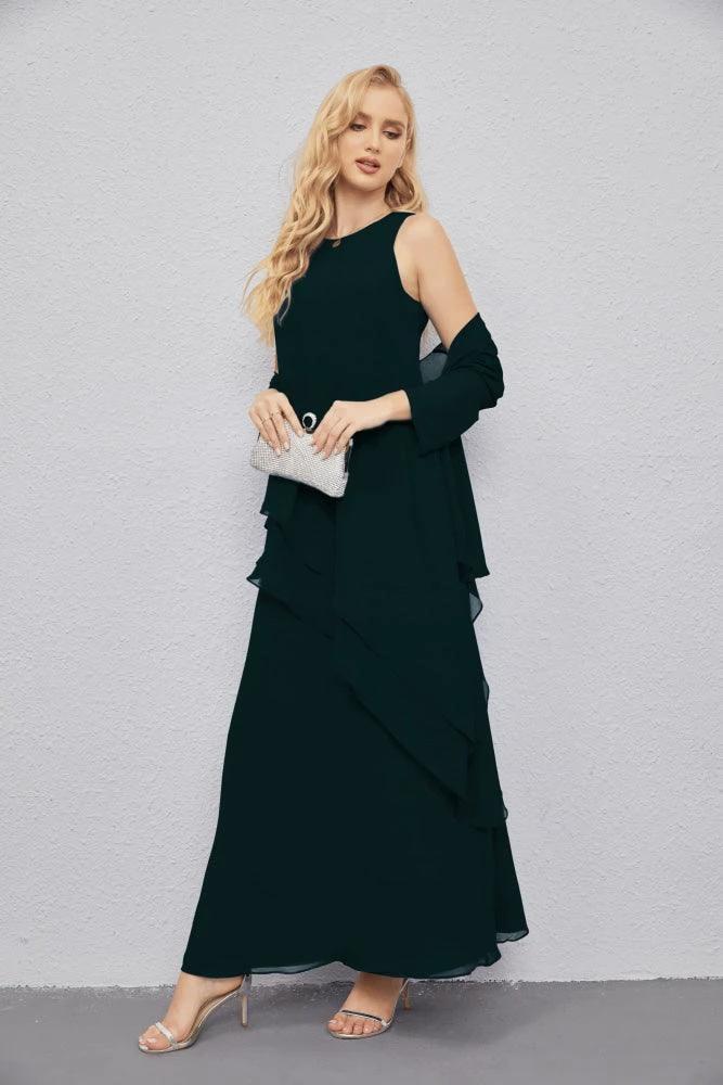 Mother of Bride Dresses with Open Front Lightweight Cardigan Formal Prom Gown  28081 - Image 65