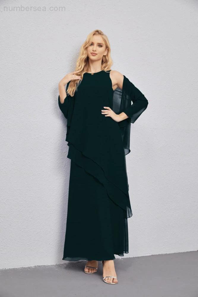 Mother of Bride Dresses with Open Front Lightweight Cardigan Formal Prom Gown  28081 - Image 67