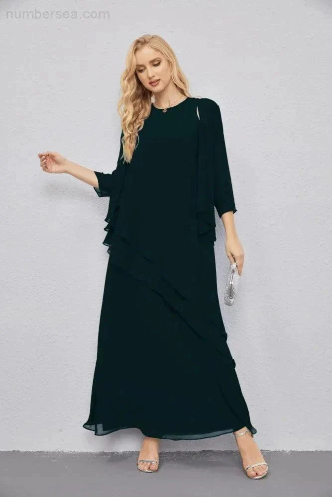 Mother of Bride Dresses with Open Front Lightweight Cardigan Formal Prom Gown  28081 - Image 68