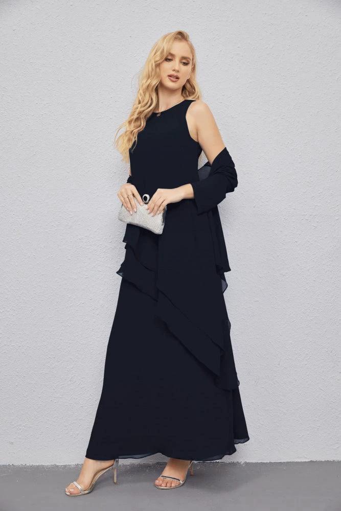 Mother of Bride Dresses with Open Front Lightweight Cardigan Formal Prom Gown  28081 - Image 69