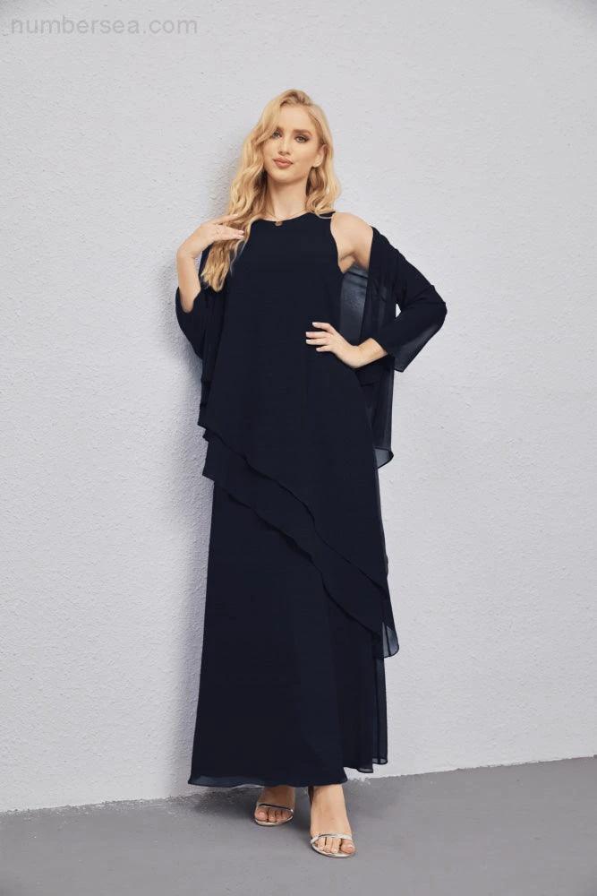 Mother of Bride Dresses with Open Front Lightweight Cardigan Formal Prom Gown  28081 - Image 71