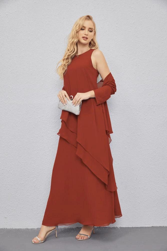 Mother of Bride Dresses with Open Front Lightweight Cardigan Formal Prom Gown  28081 - Image 73