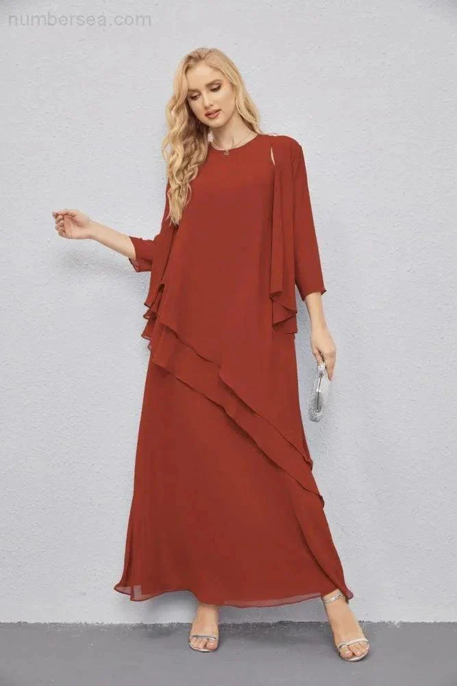 Mother of Bride Dresses with Open Front Lightweight Cardigan Formal Prom Gown  28081 - Image 76
