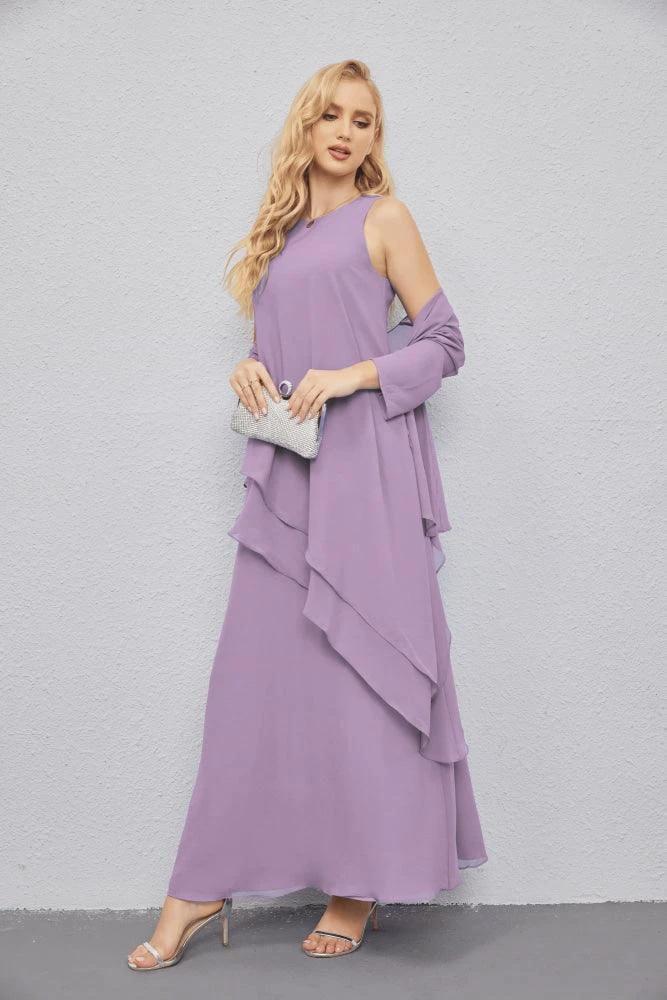 Mother of Bride Dresses with Open Front Lightweight Cardigan Formal Prom Gown  28081 - Image 81