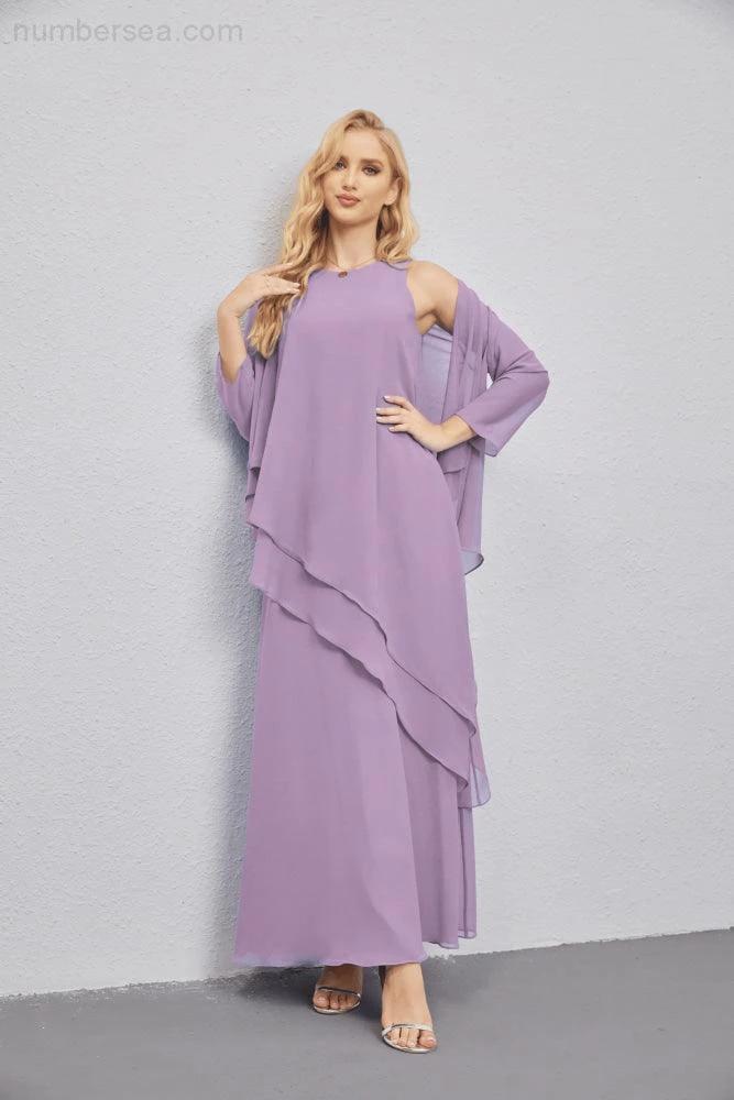 Mother of Bride Dresses with Open Front Lightweight Cardigan Formal Prom Gown  28081 - Image 83