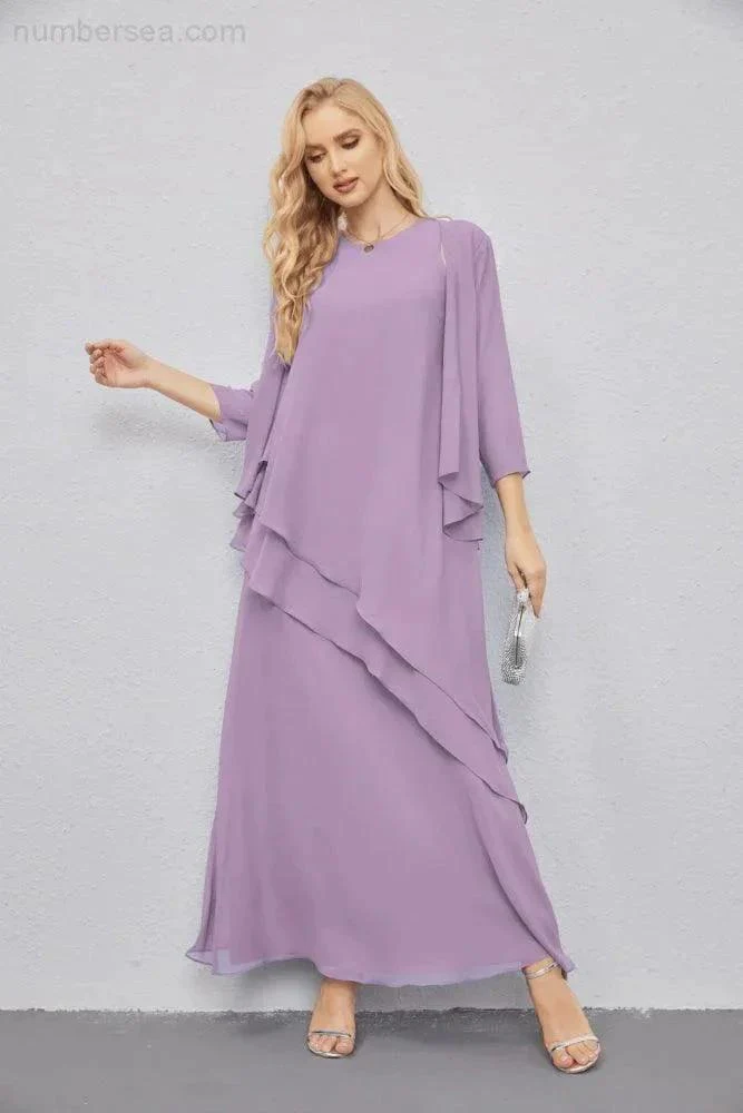 Mother of Bride Dresses with Open Front Lightweight Cardigan Formal Prom Gown  28081 - Image 84