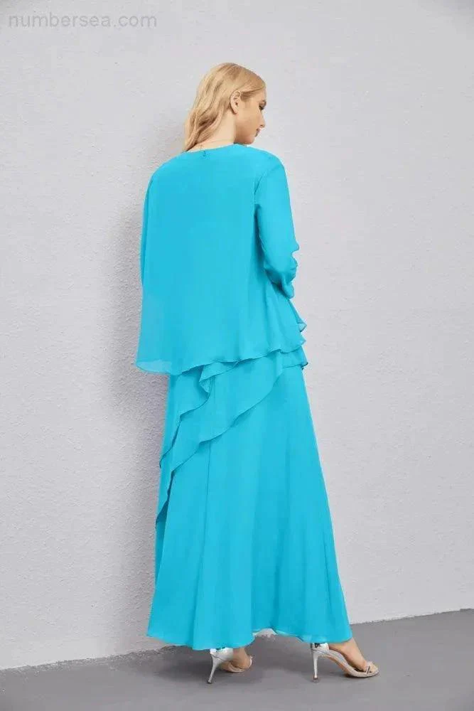 Mother of Bride Dresses with Open Front Lightweight Cardigan Formal Prom Gown  28081 - Image 90