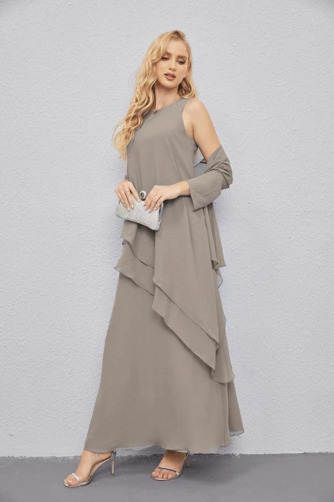 Mother of Bride Dresses with Open Front Lightweight Cardigan Formal Prom Gown  28081 - Image 93