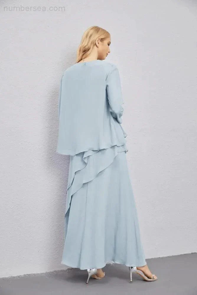 Mother of Bride Dresses with Open Front Lightweight Cardigan Formal Prom Gown  28081 - Image 98