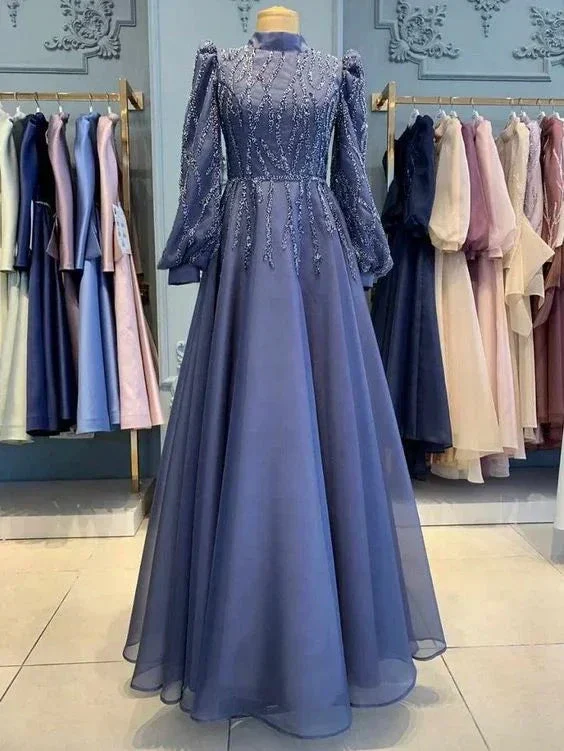 Muslim Evening Dress, Abaya Dress For Women, Maxi Dress, Wedding Dress Y5837 - Image 2