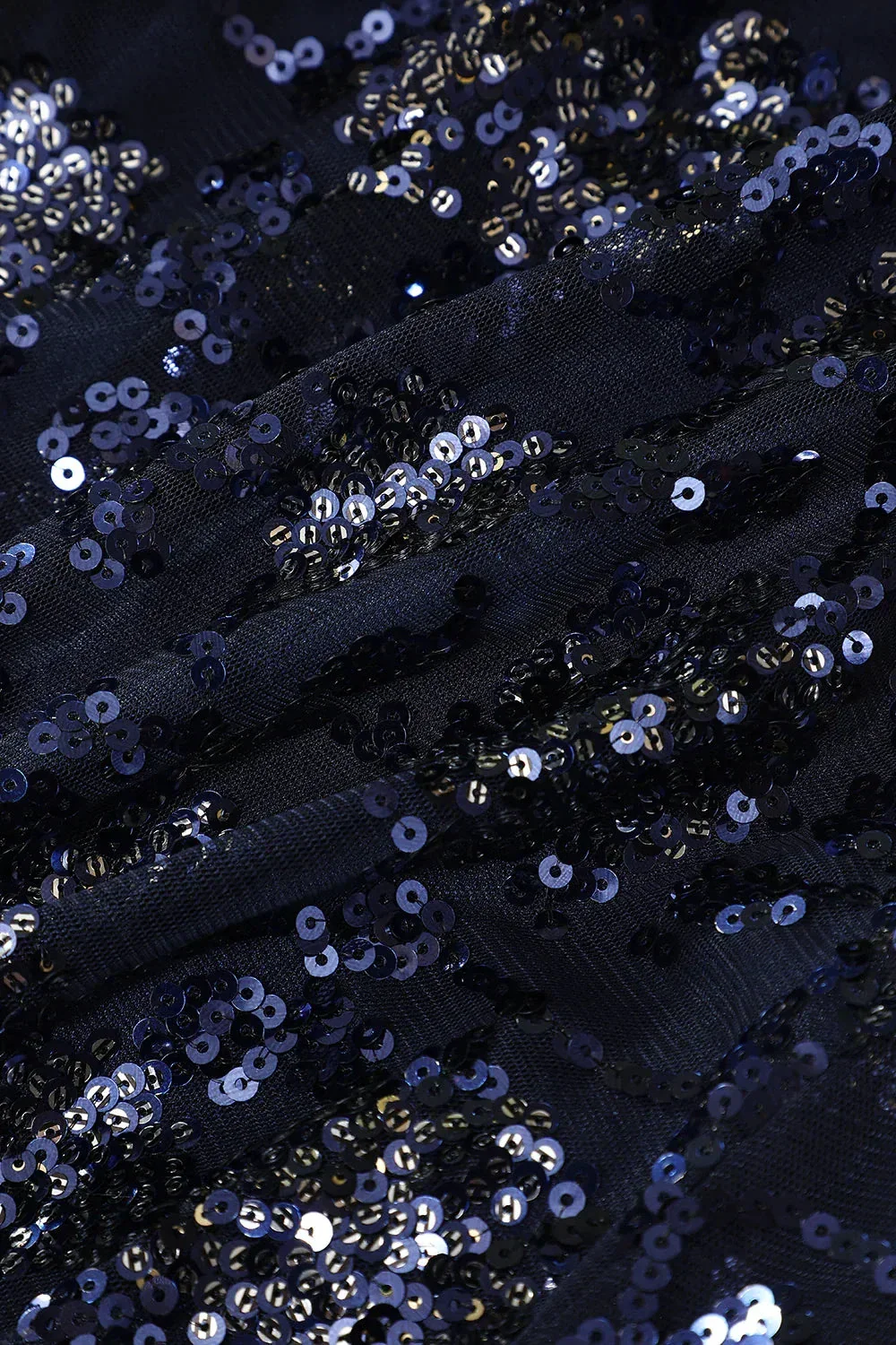 Navy Blue Evening Dress with Beading Sequins,Chic Prom Dress Y1832 - Image 6