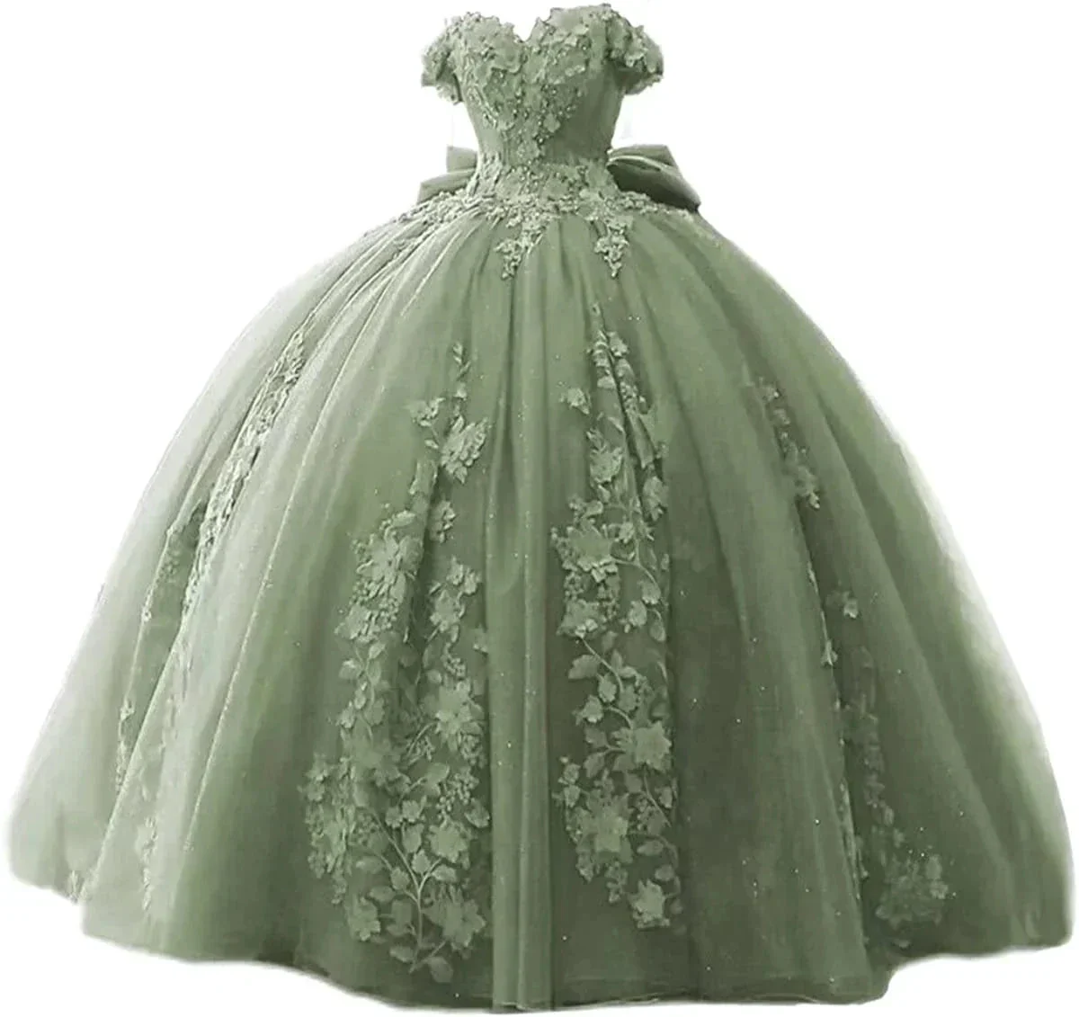 New Lace Quinceanera Dresses Applique Off Shoulder Sweet 16 Dress Ball Gown Y4340 - Image 2