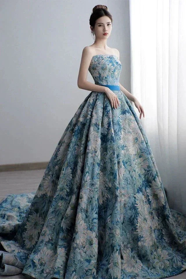 New Style Detachable Sleeve Long Prom Dress Unique Formal Evening Dress Y6081 - Image 2