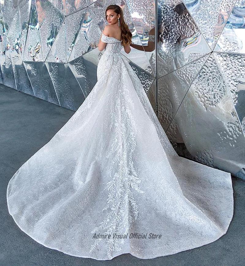 Newest Wedding Dress Mermaid 2 in 1 For Bride Sweetheart Neckline With Lace Apliques Custom Made Plus Sizes Vestidos De Novias - Image 2