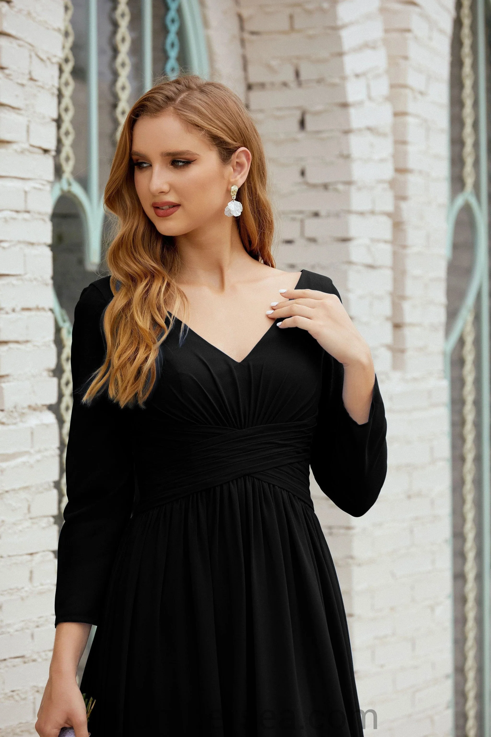 Numbersea Bridesmaid Dress Chiffon Formal Party Dress Evening Dress 28016 - Image 43