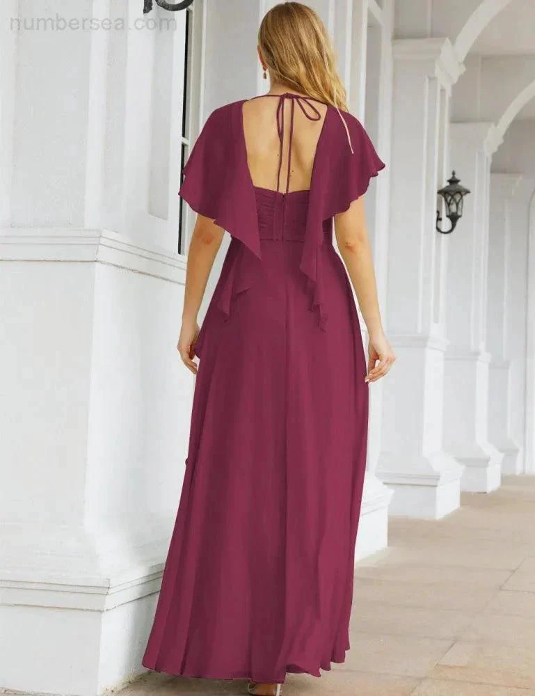 Numbersea Bridesmaid Dresses Backless Formal Prom Gowns for Evening Party Mother of The Bride Dress 28040 - Image 101