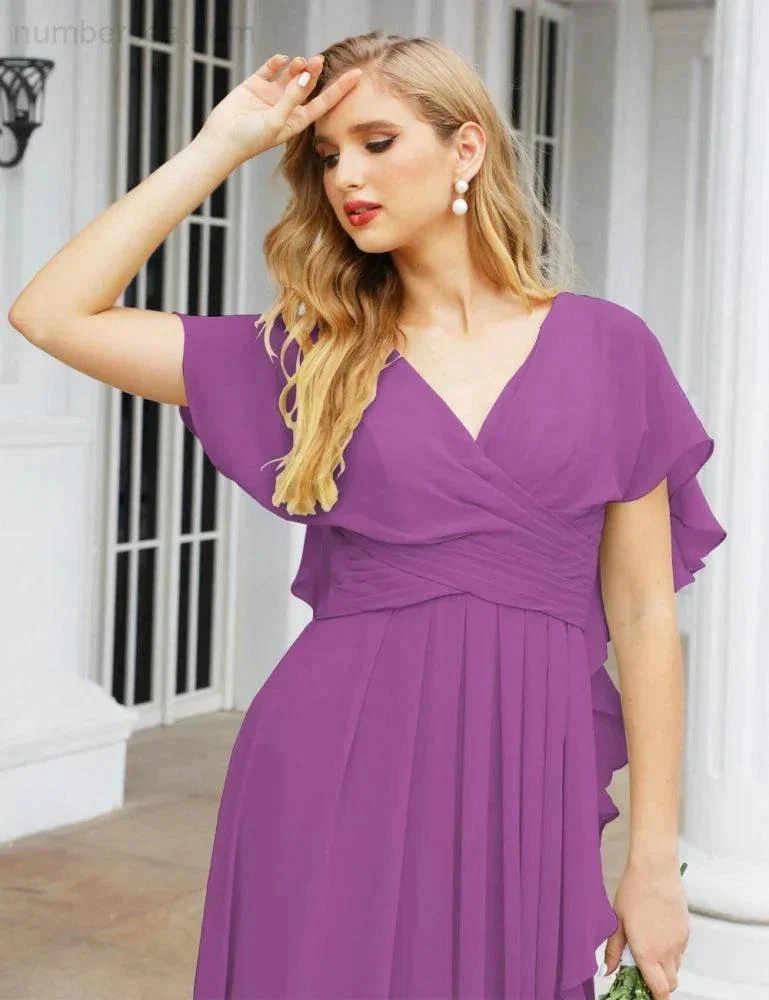 Numbersea Bridesmaid Dresses Backless Formal Prom Gowns for Evening Party Mother of The Bride Dress 28040 - Image 108