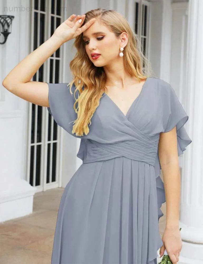 Numbersea Bridesmaid Dresses Backless Formal Prom Gowns for Evening Party Mother of The Bride Dress 28040 - Image 12
