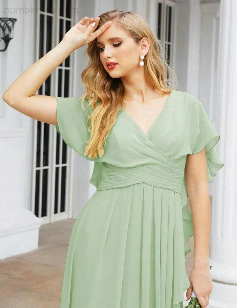 Numbersea Bridesmaid Dresses Backless Formal Prom Gowns for Evening Party Mother of The Bride Dress 28040 - Image 15