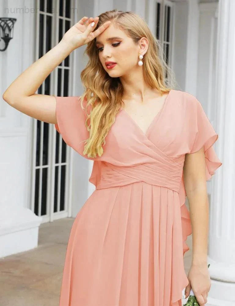 Numbersea Bridesmaid Dresses Backless Formal Prom Gowns for Evening Party Mother of The Bride Dress 28040 - Image 18