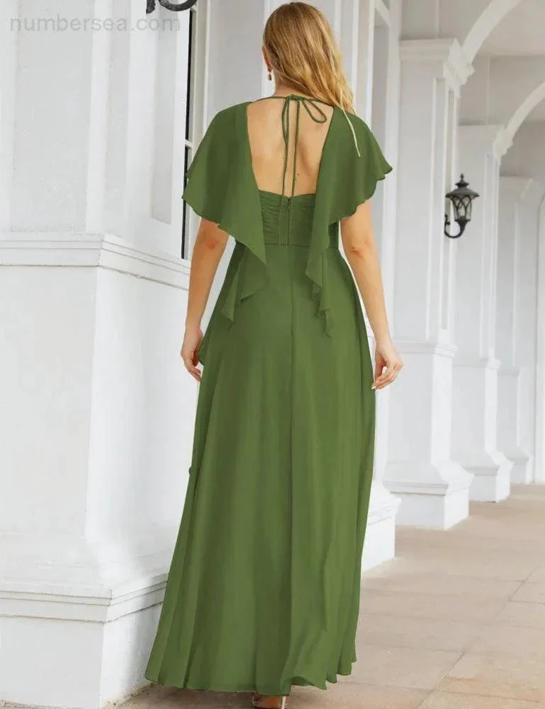 Numbersea Bridesmaid Dresses Backless Formal Prom Gowns for Evening Party Mother of The Bride Dress 28040 - Image 20