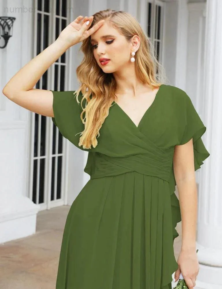 Numbersea Bridesmaid Dresses Backless Formal Prom Gowns for Evening Party Mother of The Bride Dress 28040 - Image 21