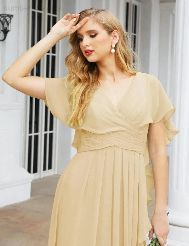 Numbersea Bridesmaid Dresses Backless Formal Prom Gowns for Evening Party Mother of The Bride Dress 28040 - Image 48