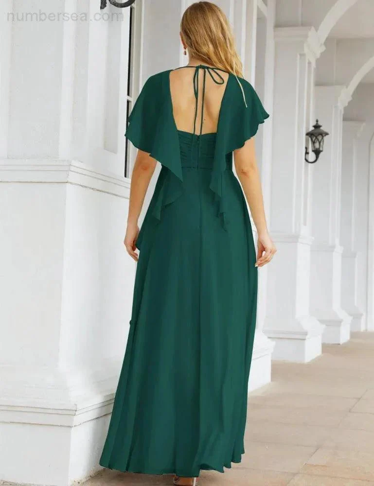 Numbersea Bridesmaid Dresses Backless Formal Prom Gowns for Evening Party Mother of The Bride Dress 28040 - Image 50