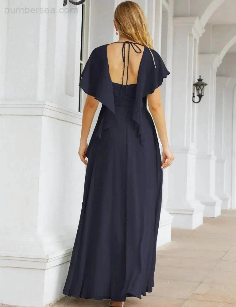 Numbersea Bridesmaid Dresses Backless Formal Prom Gowns for Evening Party Mother of The Bride Dress 28040 - Image 53