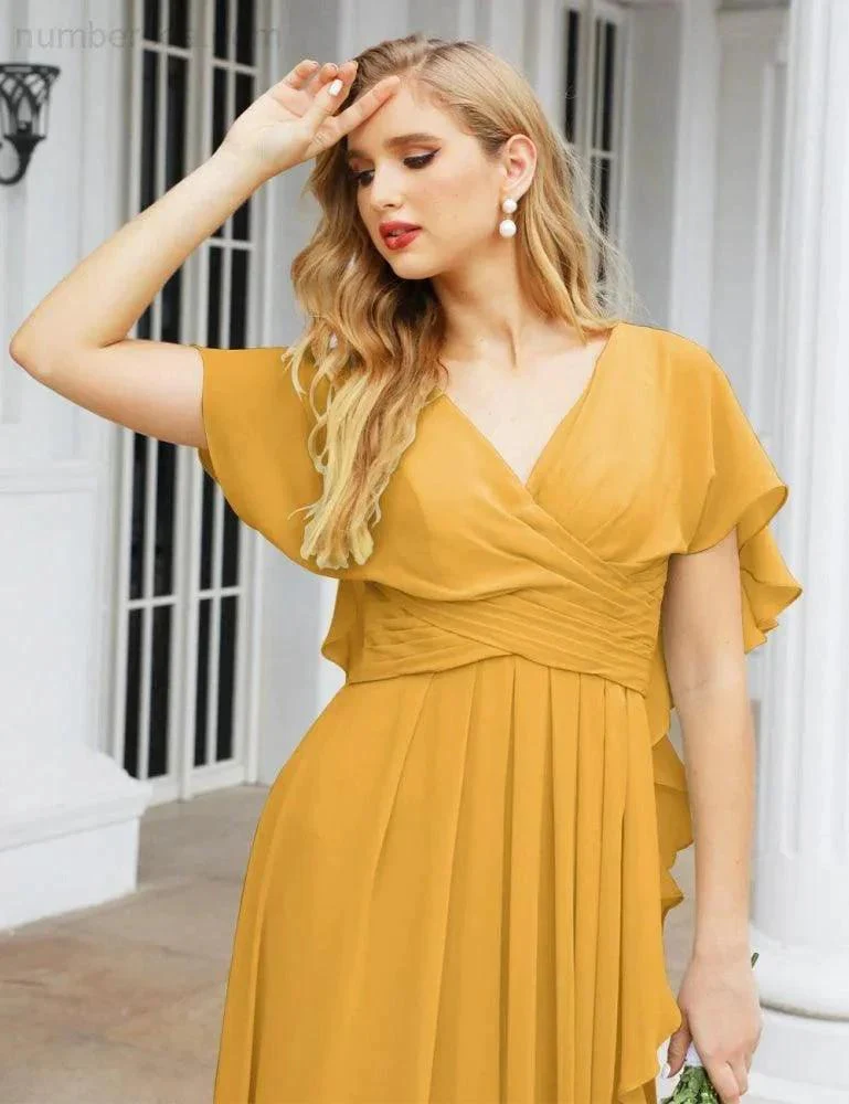 Numbersea Bridesmaid Dresses Backless Formal Prom Gowns for Evening Party Mother of The Bride Dress 28040 - Image 6