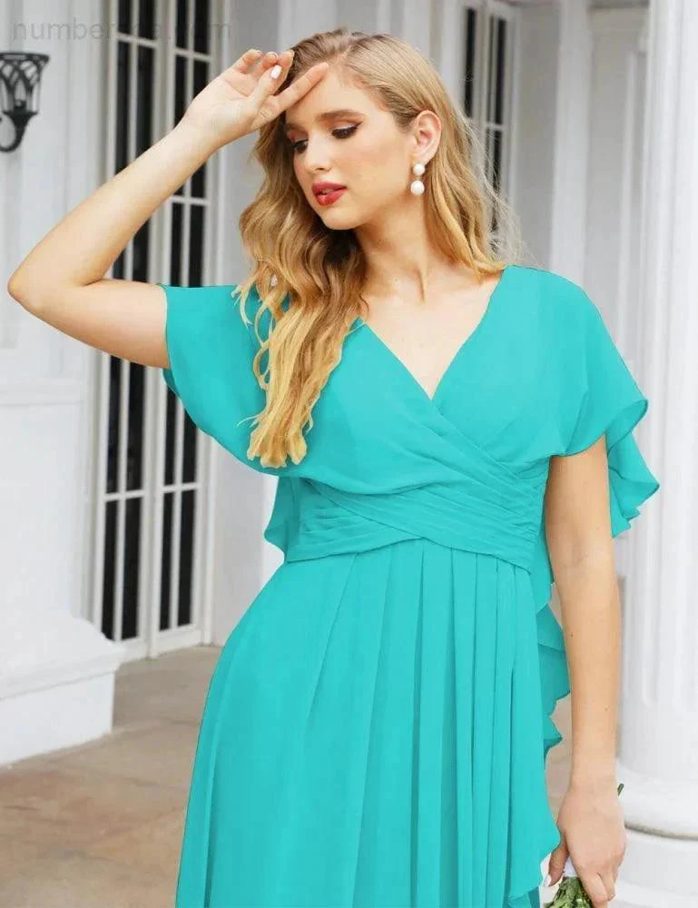 Numbersea Bridesmaid Dresses Backless Formal Prom Gowns for Evening Party Mother of The Bride Dress 28040 - Image 69