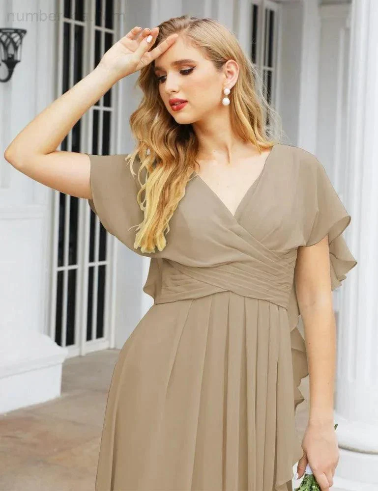 Numbersea Bridesmaid Dresses Backless Formal Prom Gowns for Evening Party Mother of The Bride Dress 28040 - Image 72
