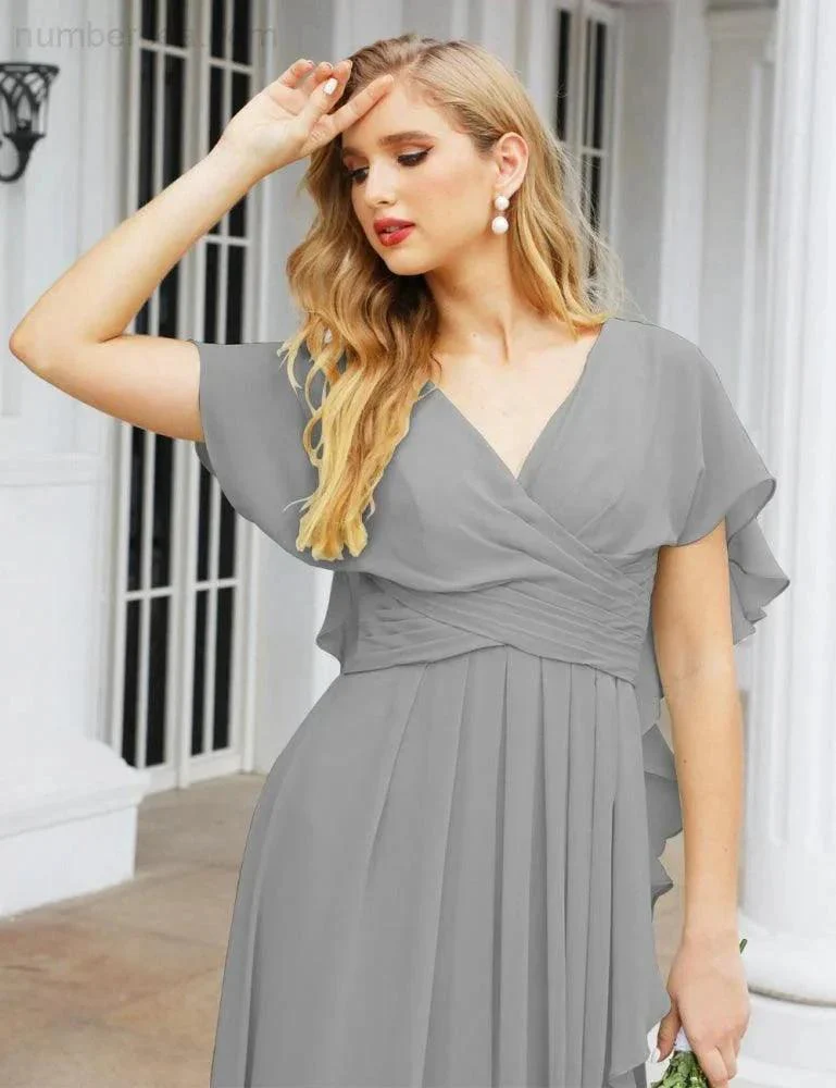 Numbersea Bridesmaid Dresses Backless Formal Prom Gowns for Evening Party Mother of The Bride Dress 28040 - Image 75