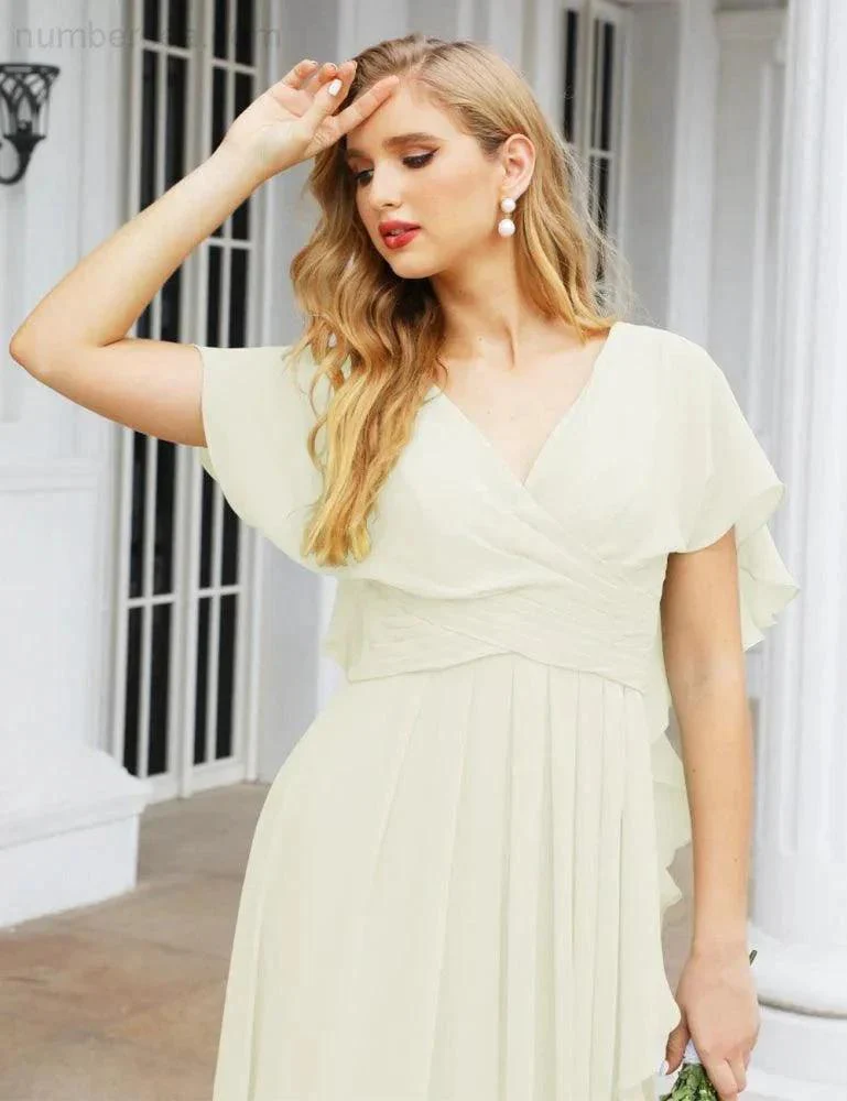 Numbersea Bridesmaid Dresses Backless Formal Prom Gowns for Evening Party Mother of The Bride Dress 28040 - Image 78