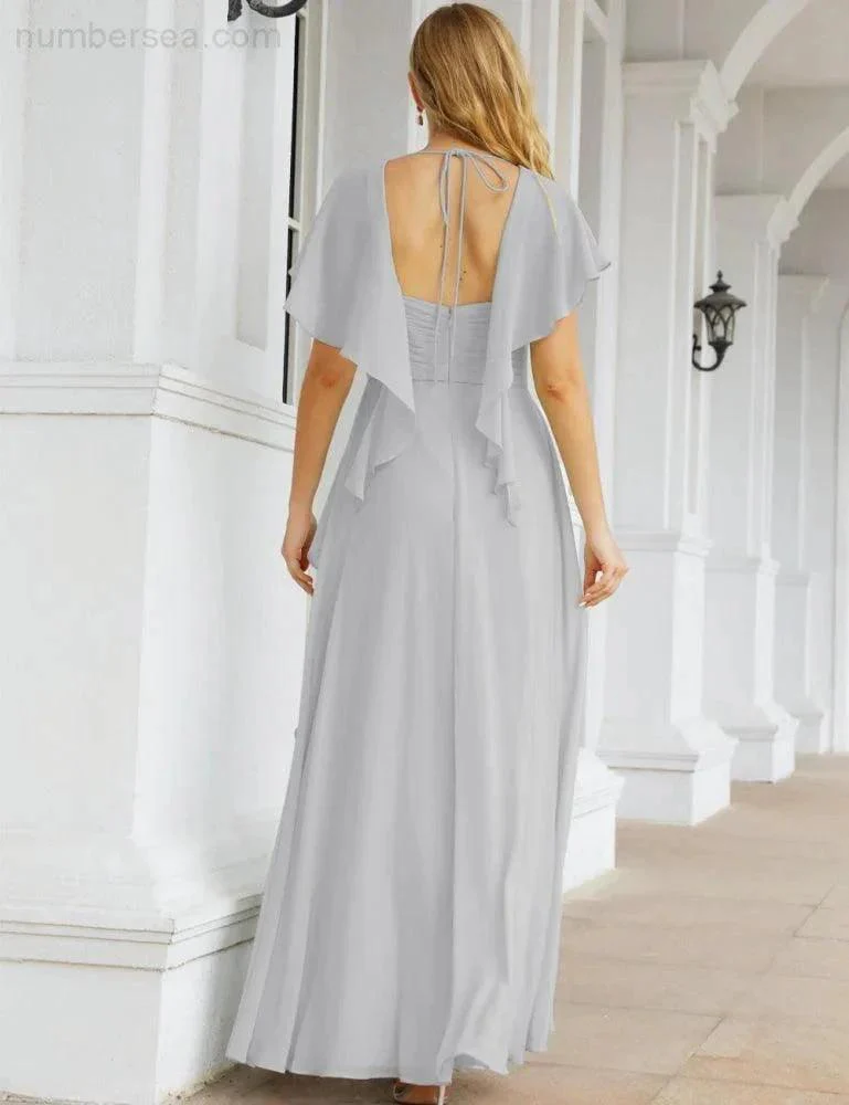 Numbersea Bridesmaid Dresses Backless Formal Prom Gowns for Evening Party Mother of The Bride Dress 28040 - Image 80