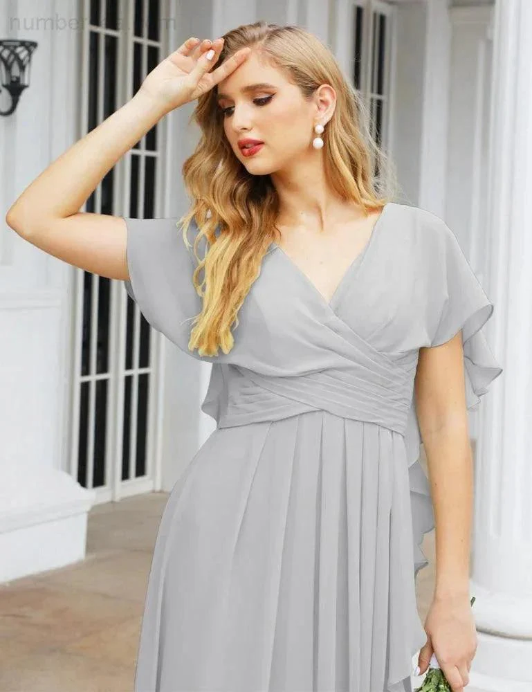 Numbersea Bridesmaid Dresses Backless Formal Prom Gowns for Evening Party Mother of The Bride Dress 28040 - Image 81
