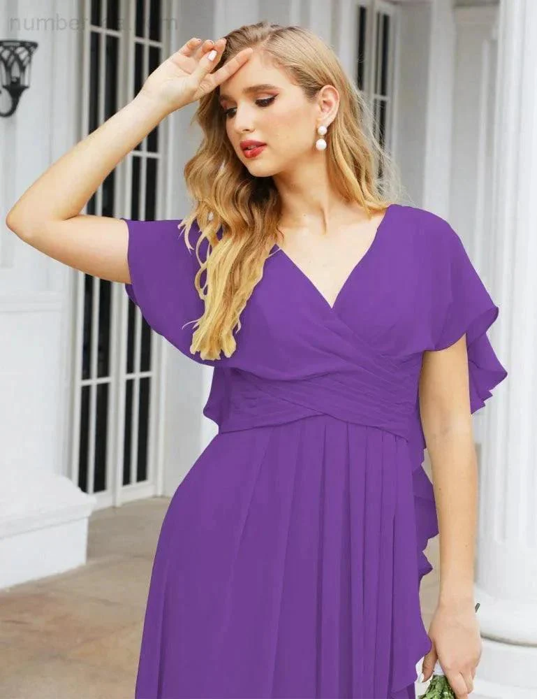 Numbersea Bridesmaid Dresses Backless Formal Prom Gowns for Evening Party Mother of The Bride Dress 28040 - Image 84