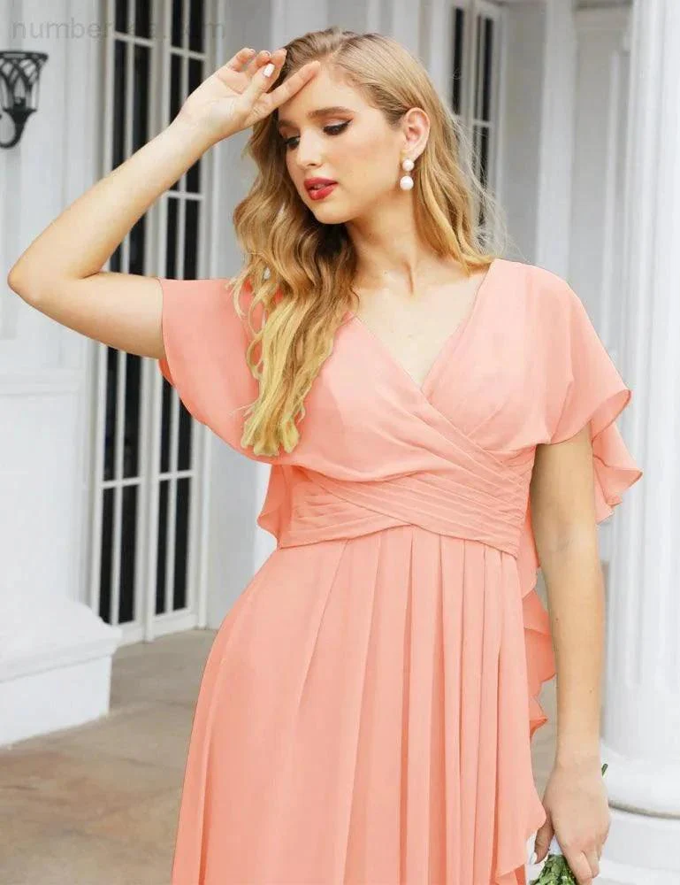 Numbersea Bridesmaid Dresses Backless Formal Prom Gowns for Evening Party Mother of The Bride Dress 28040 - Image 87