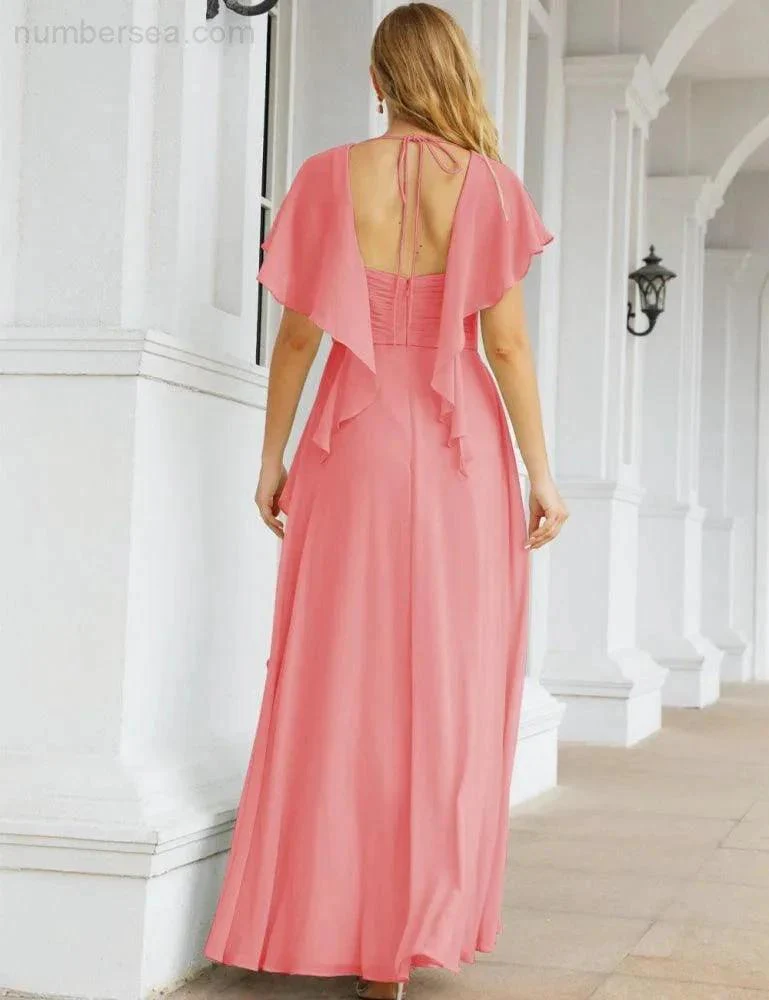 Numbersea Bridesmaid Dresses Backless Formal Prom Gowns for Evening Party Mother of The Bride Dress 28040 - Image 89
