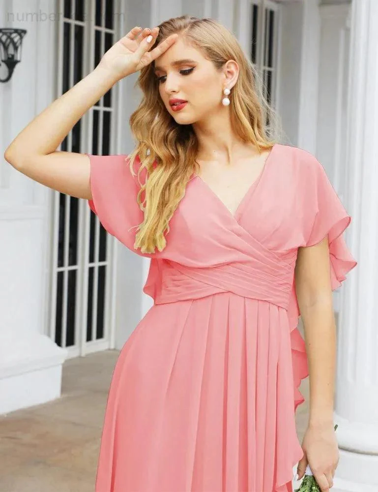 Numbersea Bridesmaid Dresses Backless Formal Prom Gowns for Evening Party Mother of The Bride Dress 28040 - Image 90