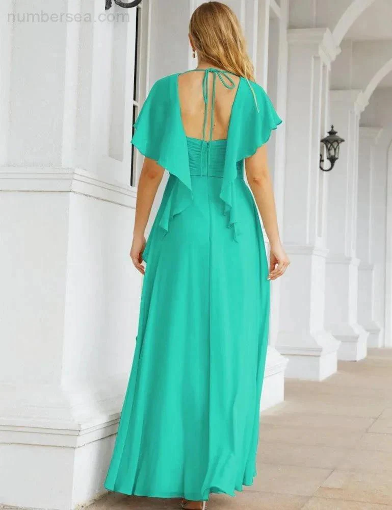 Numbersea Bridesmaid Dresses Backless Formal Prom Gowns for Evening Party Mother of The Bride Dress 28040 - Image 95