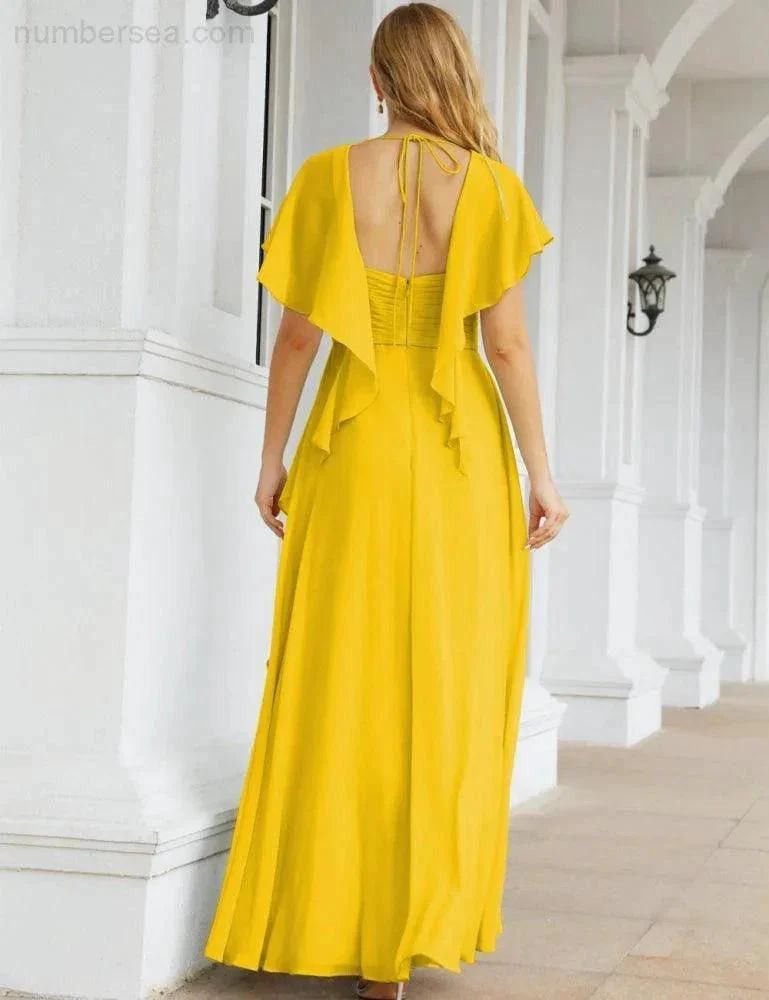 Numbersea Bridesmaid Dresses Backless Formal Prom Gowns for Evening Party Mother of The Bride Dress 28040 - Image 98