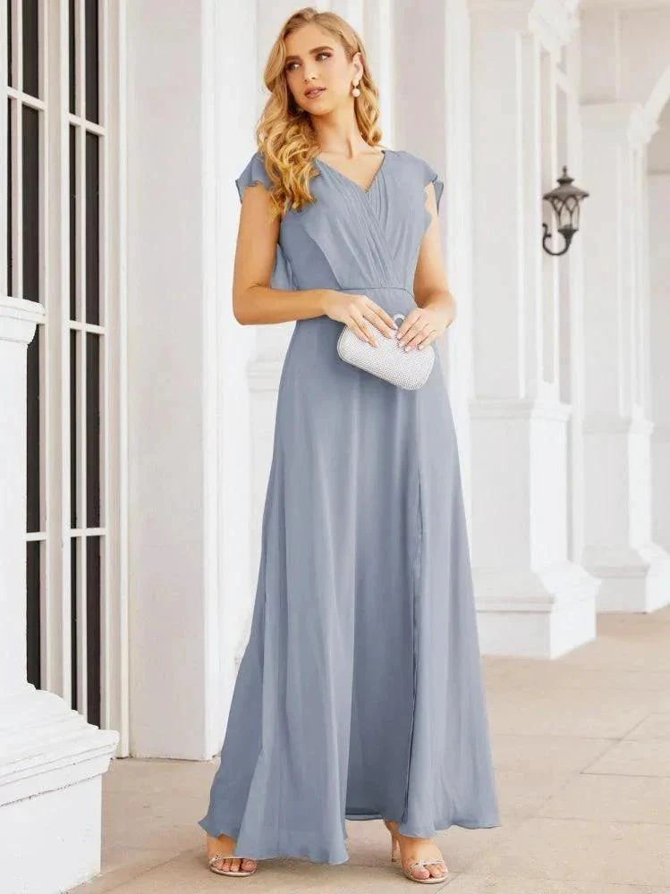 Sunnderly Bridesmaid Dresses Cape Formal Prom Dress Open Back Gowns for Mother of The Bride SY28058 - Image 10