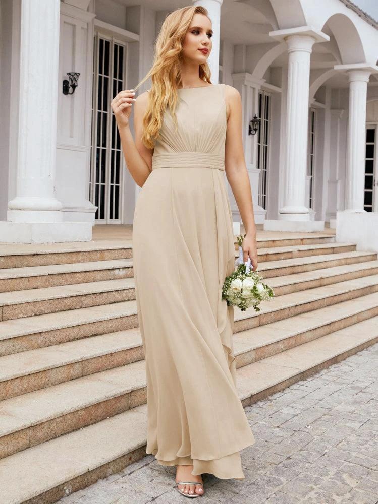 Numbersea Bridesmaid Dresses for Wedding Ruffles Long Formal Prom Gowns 28039 - Image 103