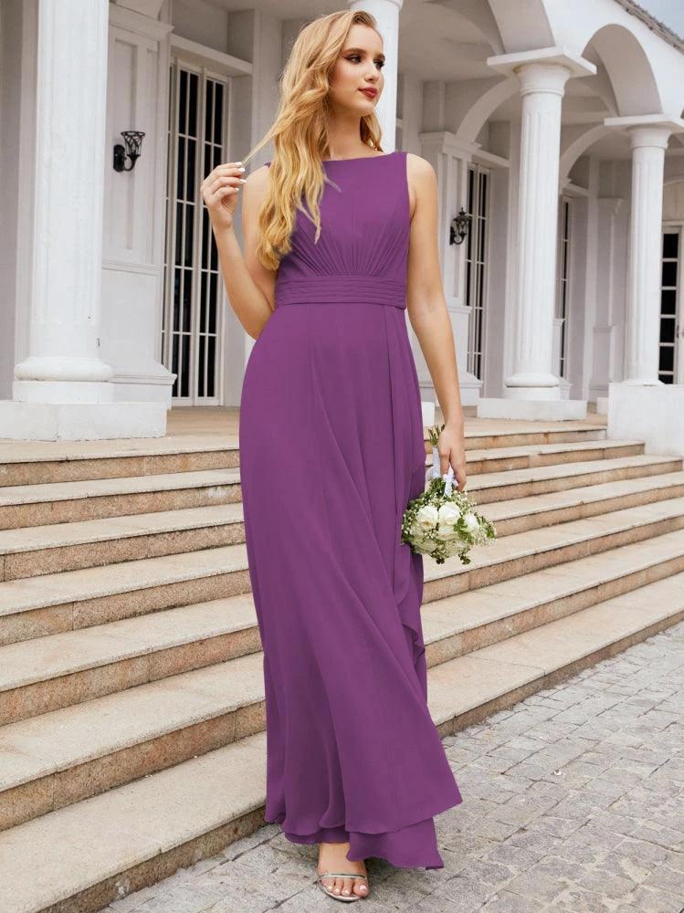 Numbersea Bridesmaid Dresses for Wedding Ruffles Long Formal Prom Gowns 28039 - Image 106